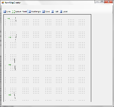 The map creator GUI that is save to a map