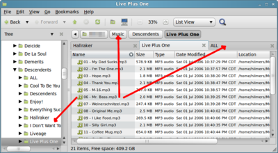 Drag to either columns, tabs, and &quot;location buttons.&quot;