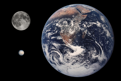 Public domain. Source: http://en.wikipedia.org/wiki/File:Ceres_Earth_Moon_Comparison.png