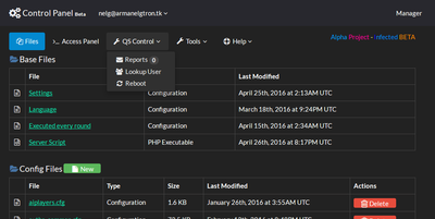 Main files with QS Control box extended