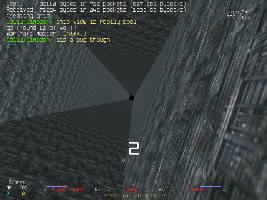 This is how high up the ceiling is SUPPOSED to be.  I got this view through a camera bug. whoohoo.  This is not the bug this post is talking about, its just a reference so you can see how high the ceiling really is.