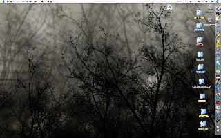 Here is my clean desktop.