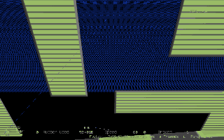 This is about the best I could get.  The part with the blue grid is directly above the ground, and the black part next to it is one of the sides of the arena.